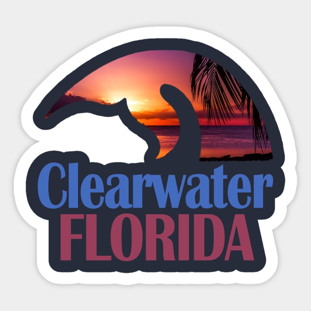 Clearwater Florida Sticker by ALBOYZ